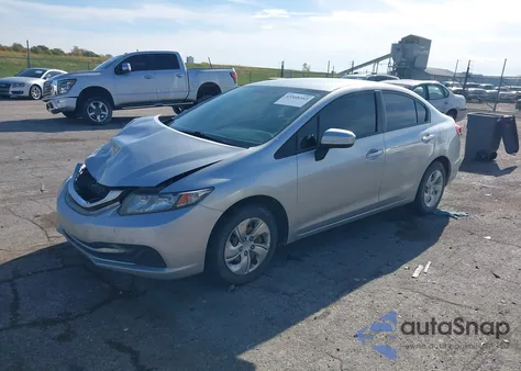 2014 Honda Civic Lx from USA, damaged, VIN 19XFB2F58EE023754